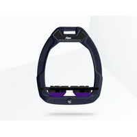 Produktbild von Flex-On Safe-On Sicherheitssteigbügel Flach Grip für Pferde in Grün Schwarz Violett