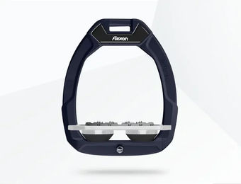 Flex-On Safe-On Sicherheitssteigbügel flach Grip Grün/Grau/Schwarz für Pferde – Bild 1 von 1