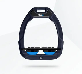 Flex-On Safe-On Sicherheitssteigbügel Flach Grip Marine Schwarz Blau – Bild 1 von 1