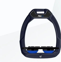 Flex-On Safe-On Sicherheitssteigbügel Flach Grip Marine Schwarz Blau – Bild 1 von 1