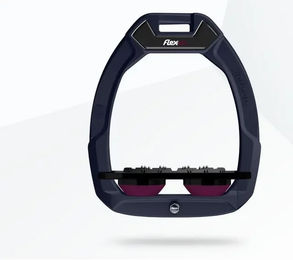 Flex-On Safe-On Sicherheitssteigbügel Flach Ultra Grip Aluminium Schwarz Plum – Bild 1 von 1