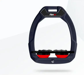 Flex-On Safe-On Sicherheitssteigbügel Flach Ultra Grip Aluminium Schwarz Rot – Bild 1 von 1
