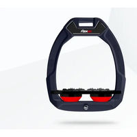 Produktbild von Flex-On Safe-On Sicherheitssteigbügel Flach Ultra Grip Aluminium Schwarz Rot