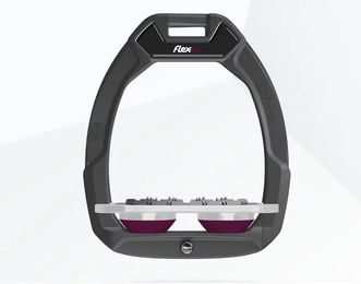 Flex-On Safe-On Sicherheitssteigbügel Flach Ultra Grip Anthrazit Grau Pflaume – Bild 1 von 1