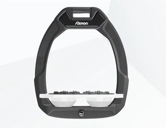 Flex-On Safe-On Sicherheitssteigbügel flach Ultra Grip Anthrazit Weiß – Bild 1 von 1