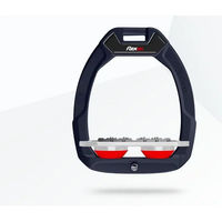Produktbild von Flex-On Safe-On Sicherheitssteigbügel Flach Ultra Grip aus Aluminium in Grau/Rot