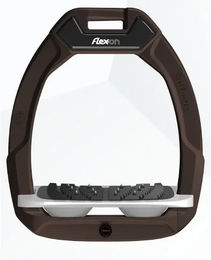 Flex-On Safe-On Sicherheitssteigbügel Flach Ultra Grip Braun Grau – Bild 1 von 1