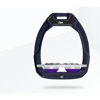 Produktbild von Flex-On Safe-On Sicherheitssteigbügel flach Ultra Grip Braun Grau Violett