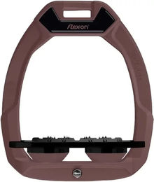 Flex-On Safe-On Sicherheitssteigbügel Flach Ultra Grip Braun Schwarz Braun für Pferde – Bild 1 von 1