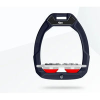 Produktbild von Flex-On Safe-On Sicherheitssteigbügel Flach Ultra Grip für Pferde Braun Grau Rot