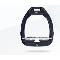 Produktbild von Flex-On Safe-On Sicherheitssteigbügel Flach Ultra Grip für Pferde in Braun Grau Schwarz