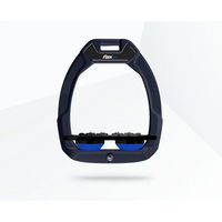 Produktbild von Flex-On Safe-On Sicherheitssteigbügel flach Ultra Grip für Pferde in Grün/Schwarz/Blau
