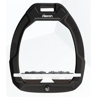 Produktbild von Flex-On Safe-On Sicherheitssteigbügel flach Ultra Grip für Pferde in Schwarz Weiß oder Braun