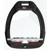 Produktbild von Flex-On Safe-On Sicherheitssteigbügel Flach Ultra Grip für Pferde Schwarz Grau Bordeaux