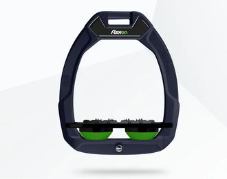Flex-On Safe-On Sicherheitssteigbügel Flach Ultra Grip Marine Schwarz Grün – Bild 1 von 1