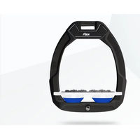 Produktbild von Flex-On Safe-On Sicherheitssteigbügel Flach Ultra Grip Schwarz Weiß Blau