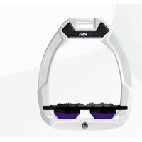 Produktbild von Flex-On Safe-On Sicherheitssteigbügel Flach Ultra Grip Weiß Schwarz Violett