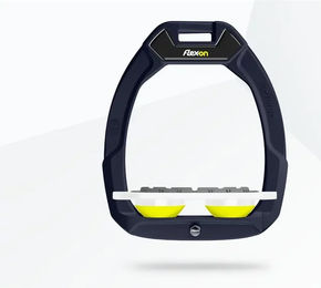 Flex-On Safe-On Sicherheitssteigbügel Flat Grip Aluminium Weiß Gelb – Bild 1 von 1