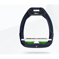 Produktbild von Flex-On Safe-On Sicherheitssteigbügel Flat Grip Aluminium Weiß Grün für Pferde