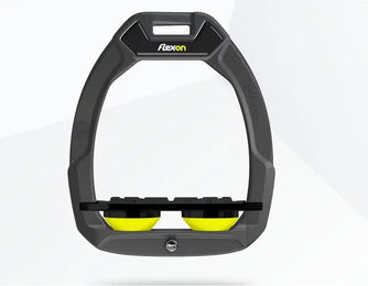 Flex-On Safe-On Sicherheitssteigbügel Flat Grip Anthrazit Schwarz Grün – Bild 1 von 1