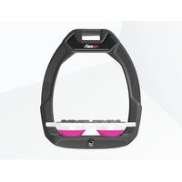Produktbild von Flex-On Safe-On Sicherheitssteigbügel Flat Grip Anthrazit Weiß Rosa