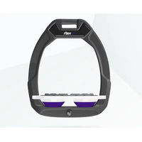 Produktbild von Flex-On Safe-On Sicherheitssteigbügel Flat Grip Anthrazit Weiß Violett