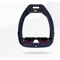 Produktbild von Flex-On Safe-On Sicherheitssteigbügel Flat Grip Blau Schwarz Preiselbeere