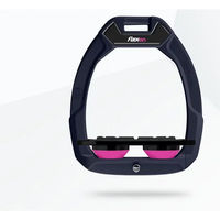 Produktbild von Flex-On Safe-On Sicherheitssteigbügel Flat Grip Blau Schwarz Rosa