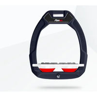 Produktbild von Flex-On Safe-On Sicherheitssteigbügel Flat Grip Blau Weiß Rot für Pferde
