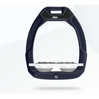 Produktbild von Flex-On Safe-On Sicherheitssteigbügel Flat Grip für Pferde in Braun Weiß Grau