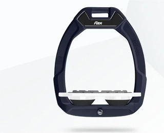 Flex-On Safe-On Sicherheitssteigbügel Flat Grip für Pferde in Braun Weiß oder Schwarz – Bild 1 von 1