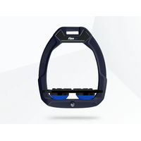 Produktbild von Flex-On Safe-On Sicherheitssteigbügel Flat Grip für Pferde in Grün/Schwarz/Blau