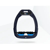 Produktbild von Flex-On Safe-On Sicherheitssteigbügel Flat Grip für Pferde in Grün/Schwarz/Blau
