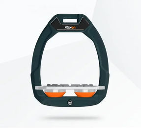Flex-On Safe-On Sicherheitssteigbügel Flat Grip Grün Grau Orange – Bild 1 von 1
