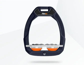 Flex-On Safe-On Sicherheitssteigbügel Flat Grip Grün Grau Orange – Bild 1 von 1