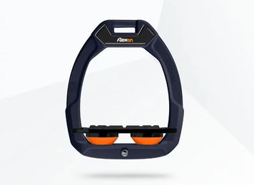 Flex-On Safe-On Sicherheitssteigbügel Flat Grip Grün Schwarz Orange – Bild 1 von 1