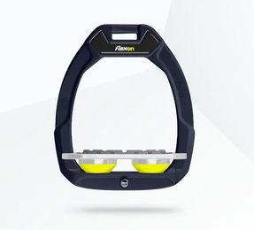 Flex-On Safe-On Sicherheitssteigbügel Flat Grip Marine Grau Gelb – Bild 1 von 1