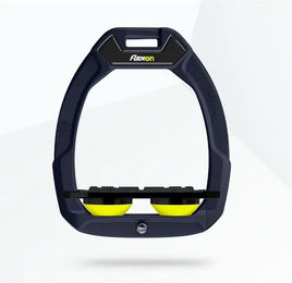 Flex-On Safe-On Sicherheitssteigbügel Flat Grip Marine Schwarz Gelb – Bild 1 von 1