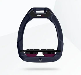 Flex-On Safe-On Sicherheitssteigbügel Flat Grip Marine Schwarz Pflaume – Bild 1 von 1