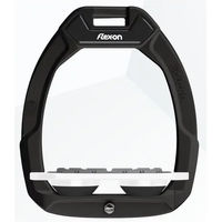 Produktbild von Flex-On Safe-On Sicherheitssteigbügel Flat Grip Schwarz Weiß Schwarz für Pferde