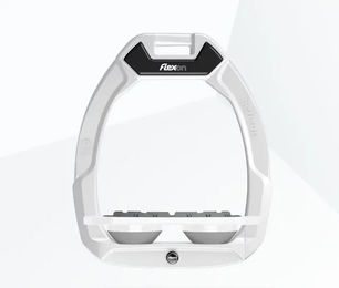 Flex-On Safe-On Sicherheitssteigbügel Flat Grip Weiß/Weiß/Grau – Bild 1 von 1