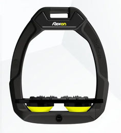 Flex-On Safe-On Sicherheitssteigbügel Flat Ultra Grip Schwarz/Schwarz/Gold – Bild 1 von 1