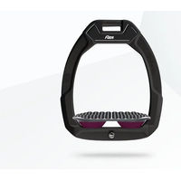 Produktbild von Flex-On Safe-On Sicherheitssteigbügel für das Distanzreiten in Schwarz Grau Lila