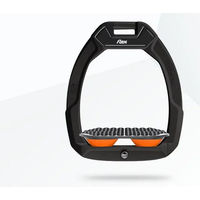 Produktbild von Flex-On Safe-On Sicherheitssteigbügel für den Reitsport Endurance Schwarz Grau Orange