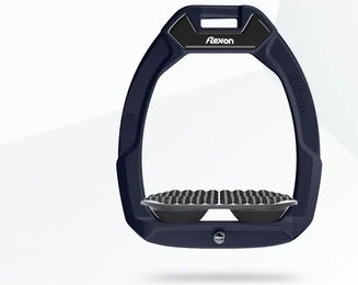 Flex-On Safe-On Sicherheitssteigbügel für Endurance Pferde Braun Grau Schwarz – Bild 1 von 1