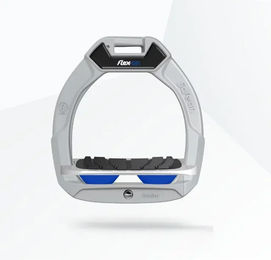 Flex-On Safe-On Sicherheitssteigbügel für Kinder aus Aluminium in Grau/Blau – Bild 1 von 1
