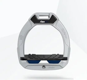 Flex-On Safe-On Sicherheitssteigbügel für Kinder aus Aluminium in Schwarz/Marine mit geneigtem Griff – Bild 1 von 1