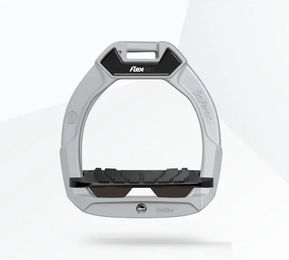 Flex-On Safe-On Sicherheitssteigbügel für Kinder aus Aluminium in Schwarz und Braun mit Neigungsgriff – Bild 1 von 1