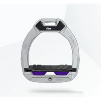Produktbild von Flex-On Safe-On Sicherheitssteigbügel für Kinder aus Aluminium in Schwarz-Violett