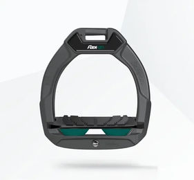 Flex-On Safe-On Sicherheitssteigbügel für Kinder in Anthrazit Schwarz Grün mit Grip-Funktion – Bild 1 von 1